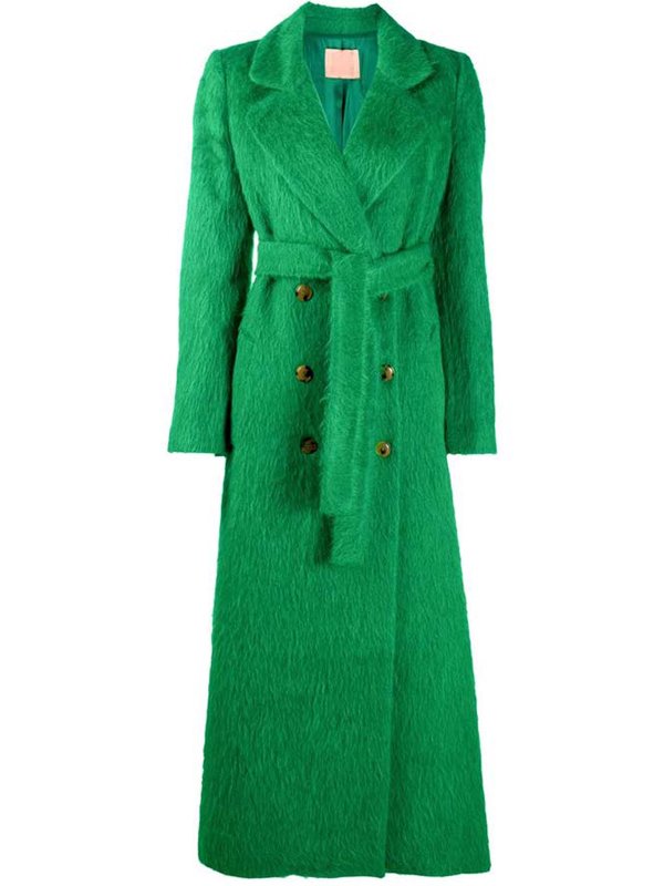 Sara-Pascoe-Out-Of-Her-Mind-Green-Long-Coat