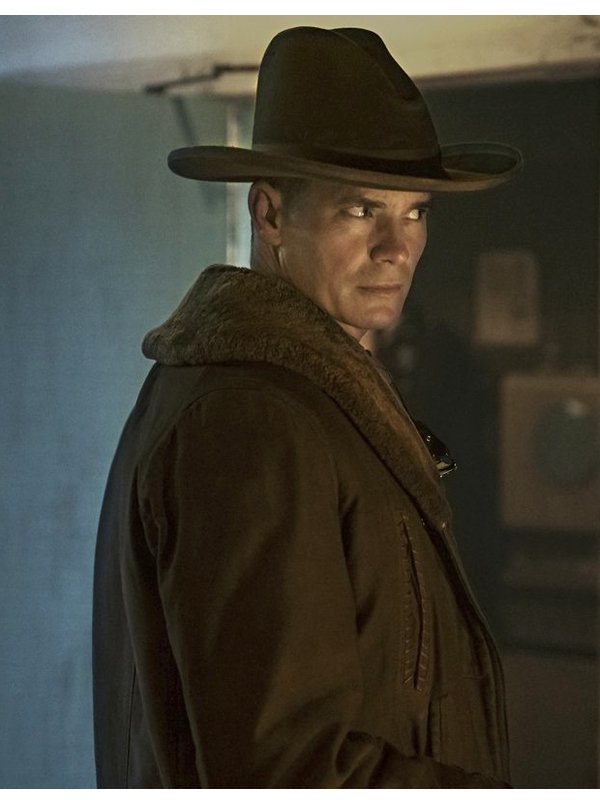 Timothy-Olyphant-Fargo-S04-Dick-Wickware-Leather-Brown-Coat