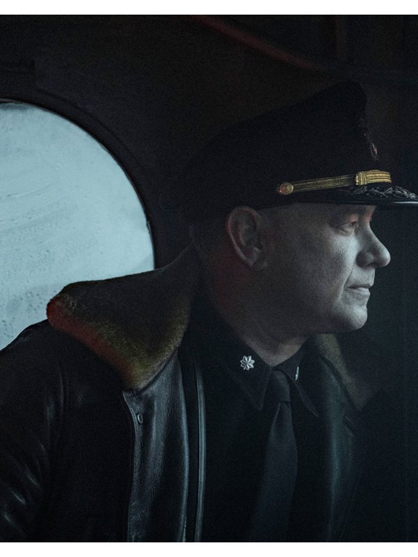 Tom-Hanks-Greyhound-Commander-Ernest-Krause-Shearling-Brown-Leather-Jacket Tom-Hanks-Greyhound-Commander-Ernest-Krause-Shearling-Brown-Leather-Jacket