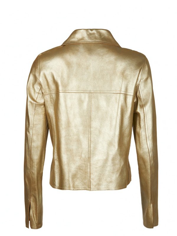 Lara-Spencer-Good-Morning-America-Golden-Jacket