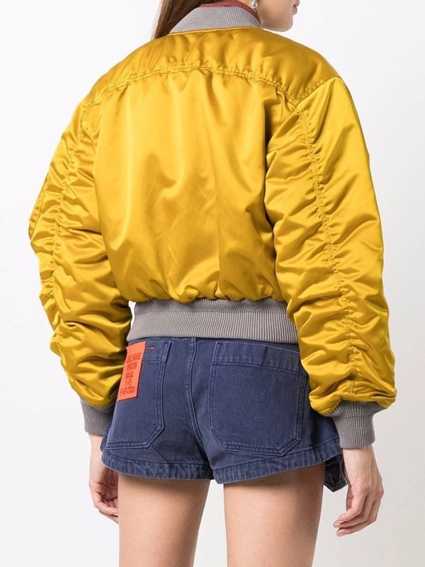 Reversible-Cropped-Yellow-Bomber-Jacket-For-Women