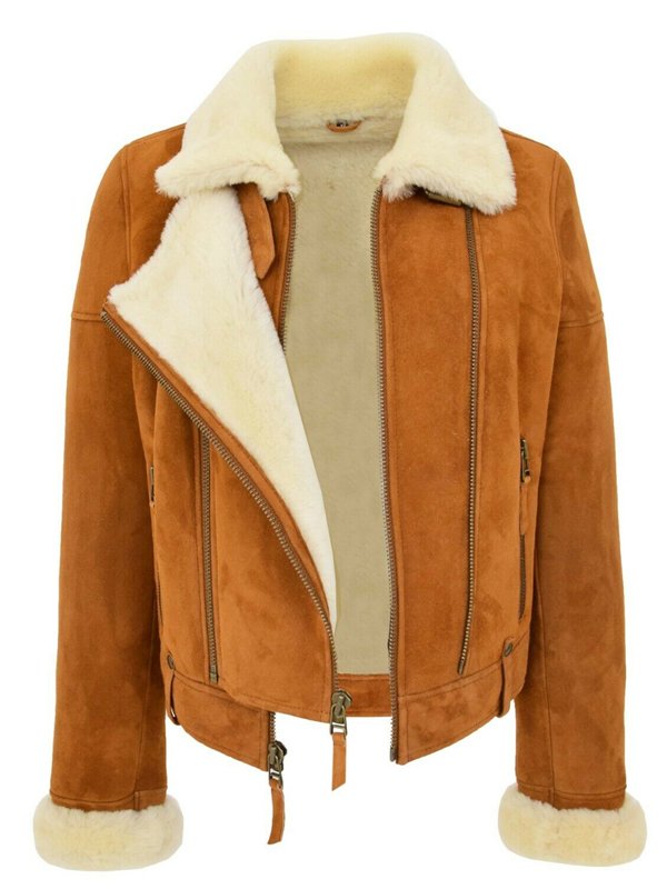 Womens-Brown-Sheepskin-Shearling-Aviator-Leather-Coat