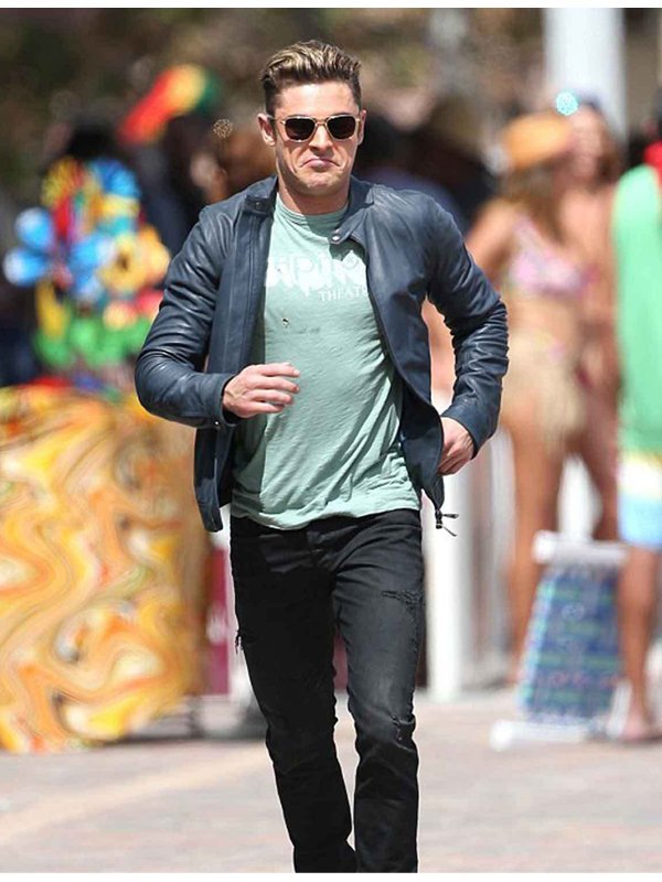 Zac-Efron-Baywatch-Matt-Brody-Motorcycle-Leather-Jacket