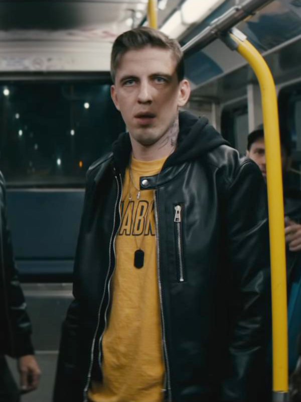 Aleksandr-Pal-Nobody-Teddy-Kuznetsov-Black-Leather-Biker-Jacket