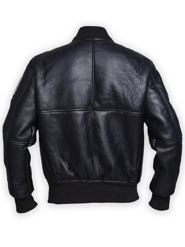 Mens-Black-American-Flag-Leather-Jacket