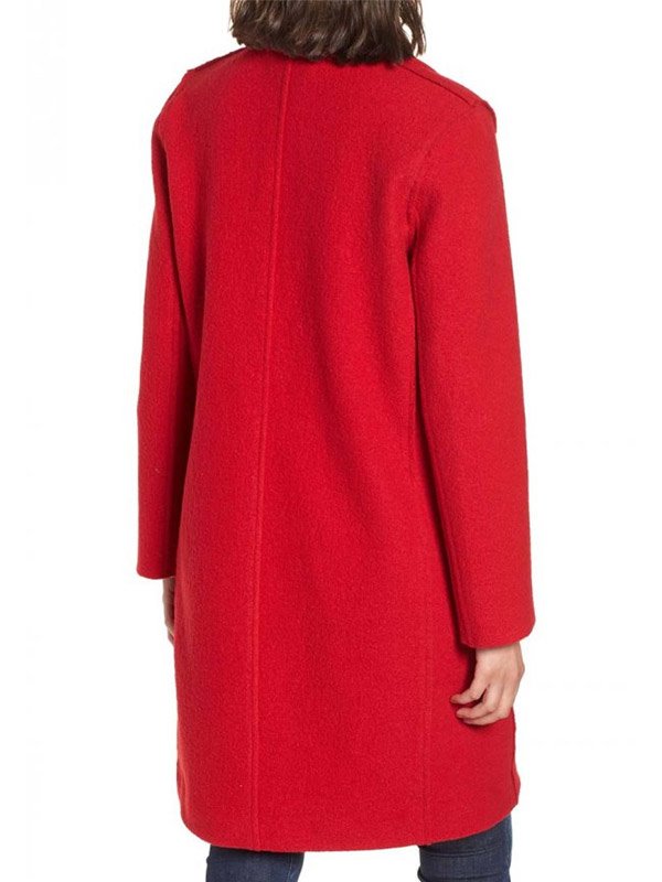 Sabrina-Spellman-Chilling-Adventures-of-Sabrina-Red-Wool-Coat