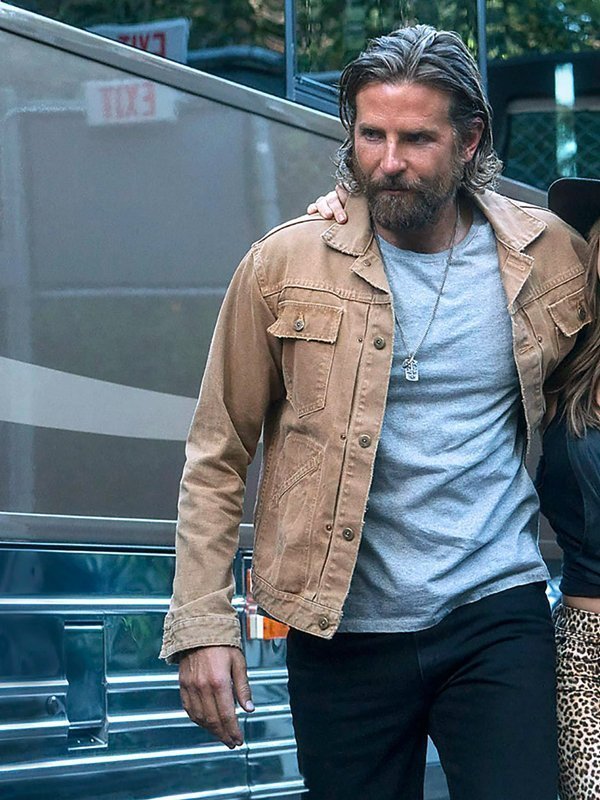 A-Star-Is-Born-Bradley-Cooper-Beige-Jacket