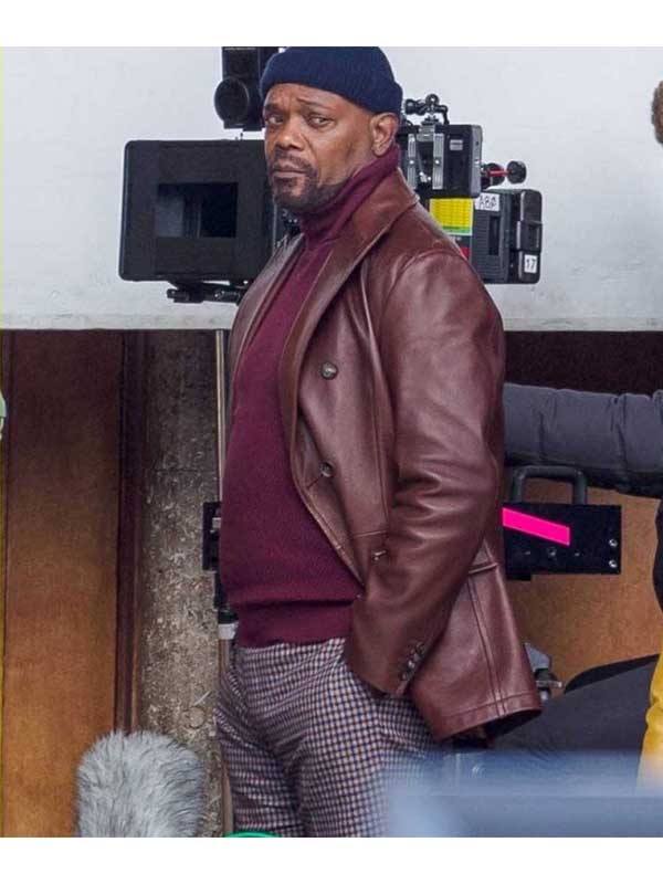 John-Shaft-Leather-Brown-Blazer
