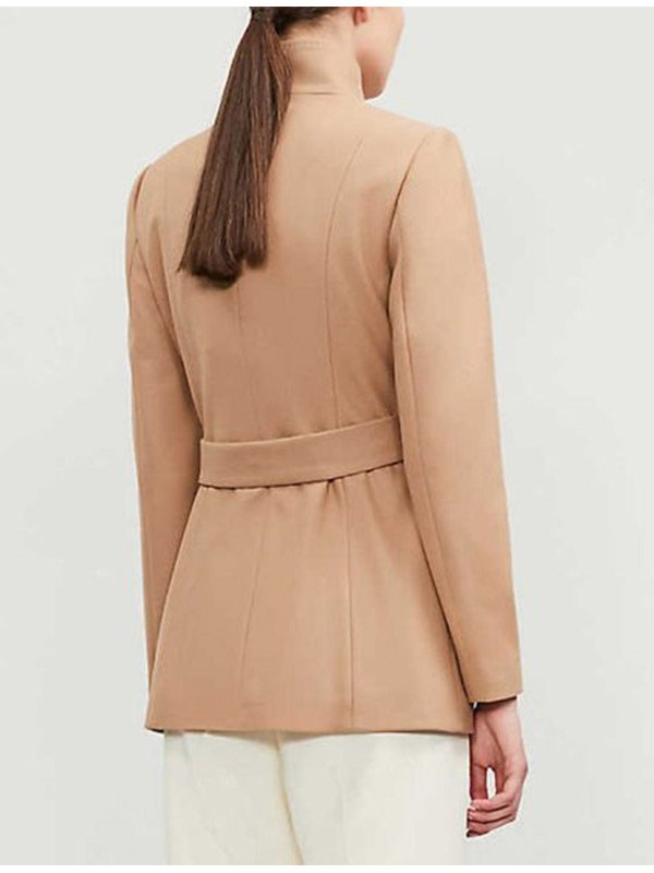 Kara-Danvers-Batwoman-Tan-Brown-Wrap-Coat