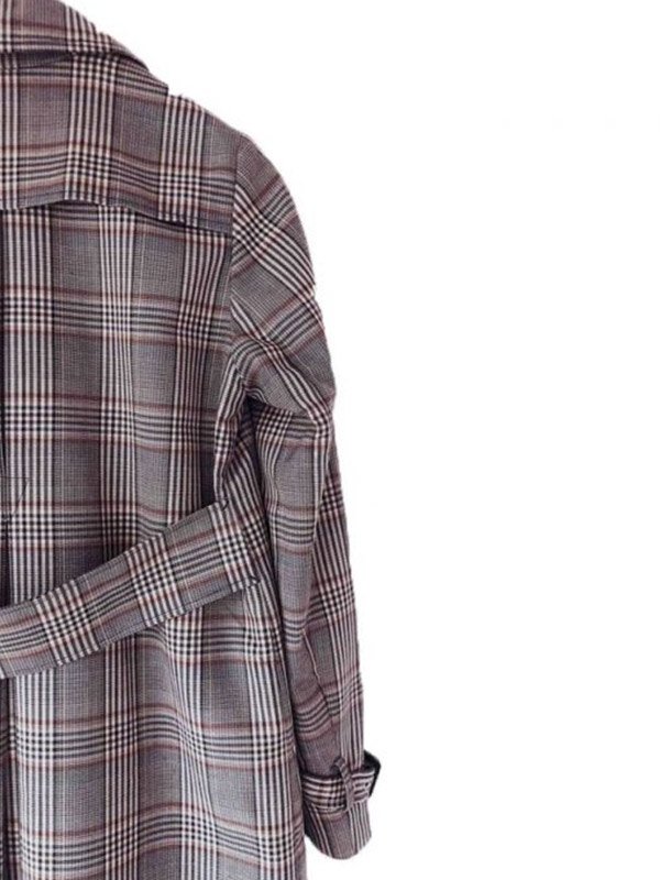 Lucifer-Chloe-Decker-Checked-Wool-Coat