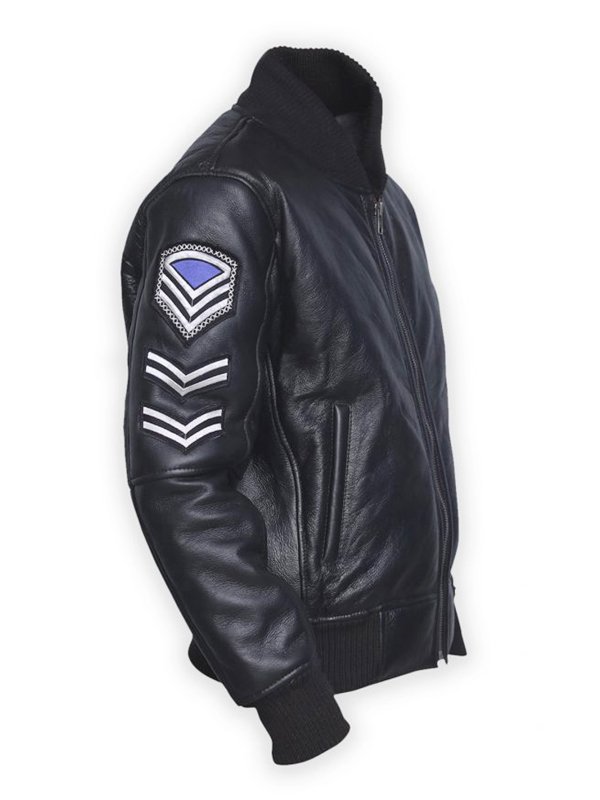 Mens-Black-American-Flag-Leather-Jacket
