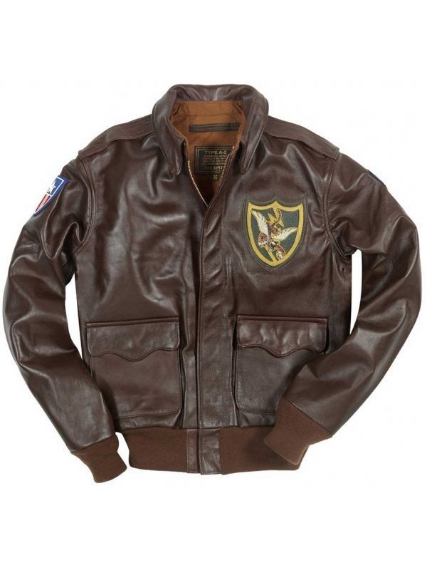 Mens-Flying-Tigers-A-2-Brown-Bomber-Leather-Jacket Mens-Flying-Tigers-A-2-Brown-Bomber-Leather-Jacket