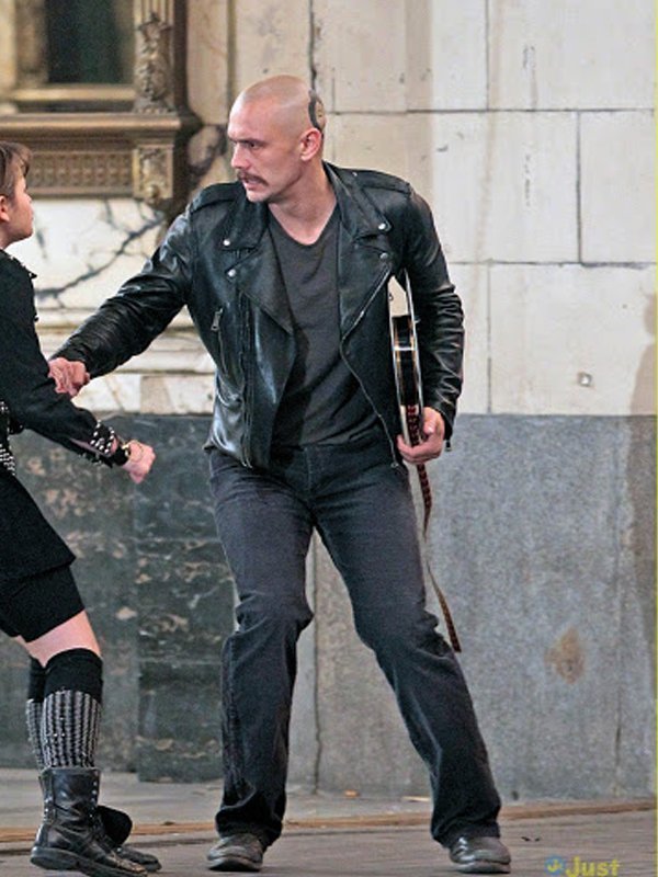 Montgomery-Clift-Zeroville-Dave-Franco-Black-Leather-Biker-Jacket