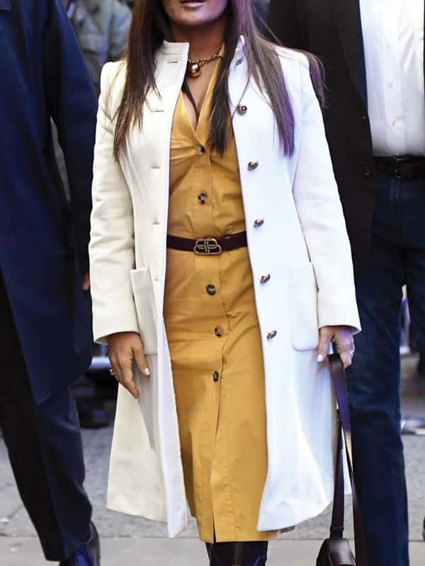 Salma-Hayek-Leather-Trench-Coat