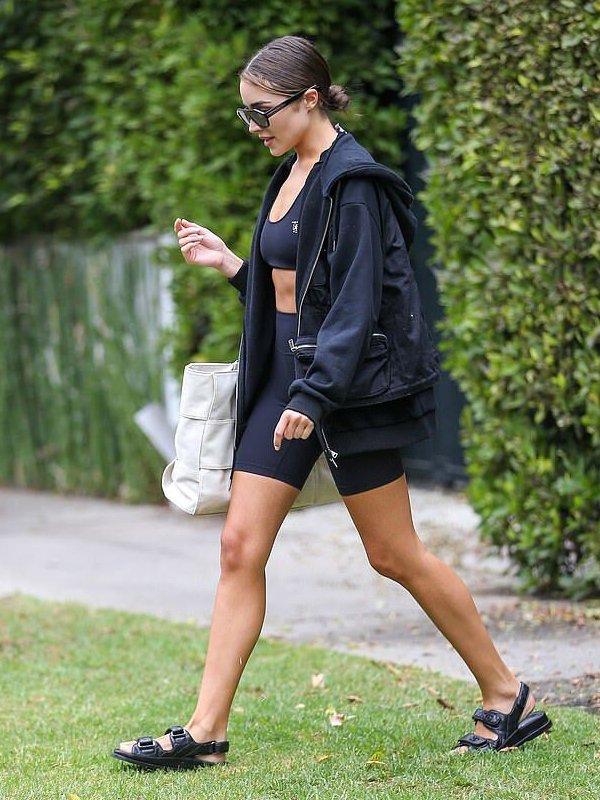 Olivia-Culpo-Black-Hoodie