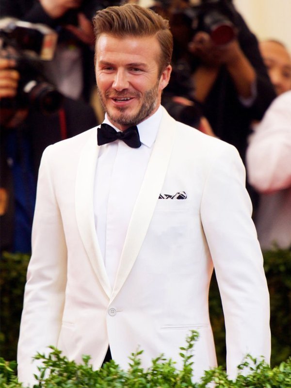 David beckham on sale white jacket