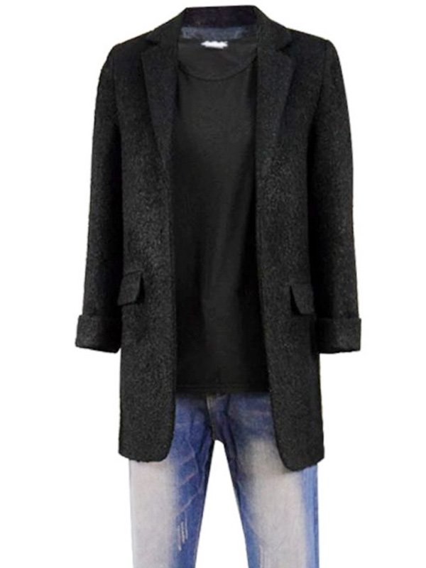 Stranger-Things-S03-Millie-Bobby-Brown-Wool-Black-Coat