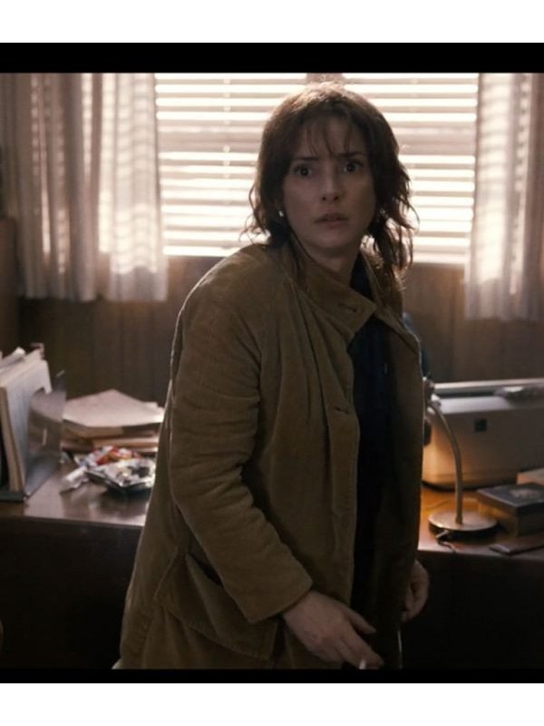 Stranger-Things-Winona-Ryder-Brown-Corduroy-Coat