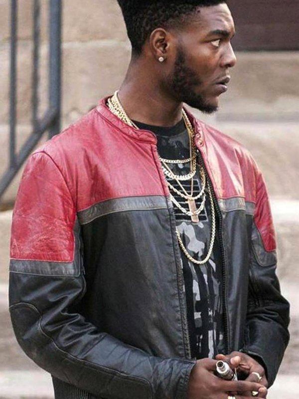 The-Chi-Barton-Fitzpatrick-Black-Red-Leather-Jacket