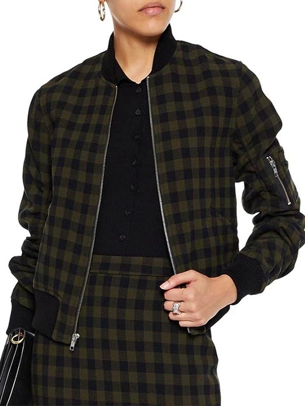 Tv-Series-13-Reasons-WhyInde-Navarrette-Bomber-Wool-Jacket