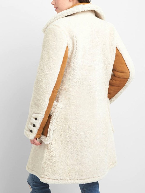 Womens-Shearling-Double-Breasted-Suede-Leather-Coat