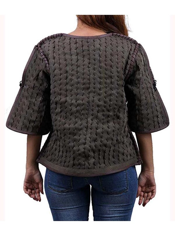 Arya-Stark-Game-Of-Thrones-Brown-Jacket
