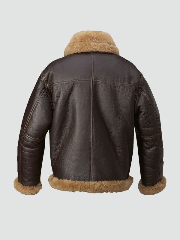 Mens-RAF-Shearling-Leather-Jacket