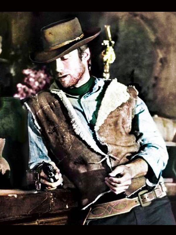 Spaghetti-Western-Clint-Eastwood-Shearling-Leather-Vest