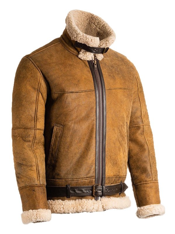 Mens-B3-Shearling-Brown-Lether-Jacket