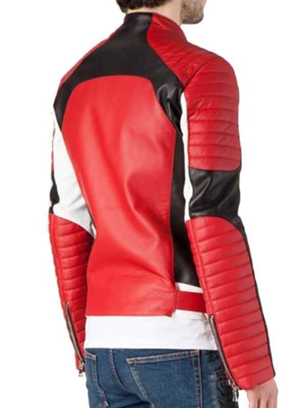 Quilted-Sleeves-Biker-Leather-Red-Jacket