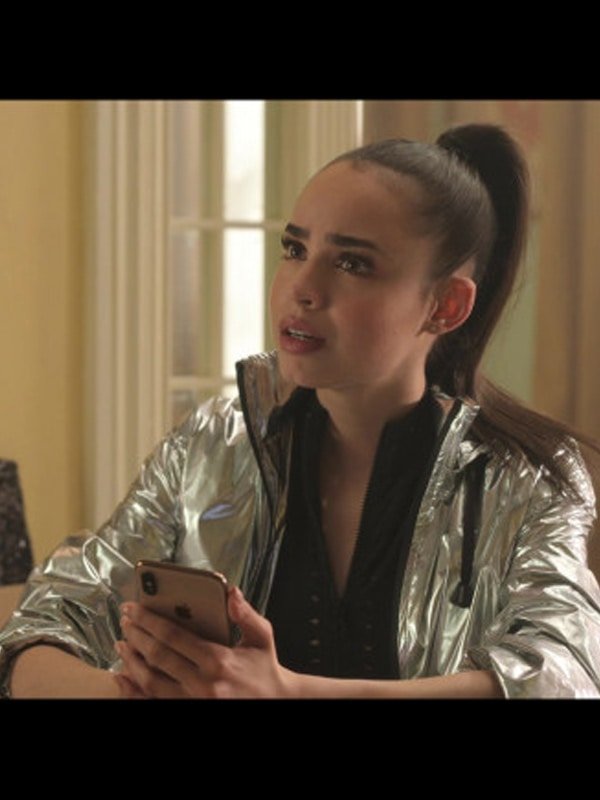 Sofia-Carson-Feel-The-Beat-Silver-Coat