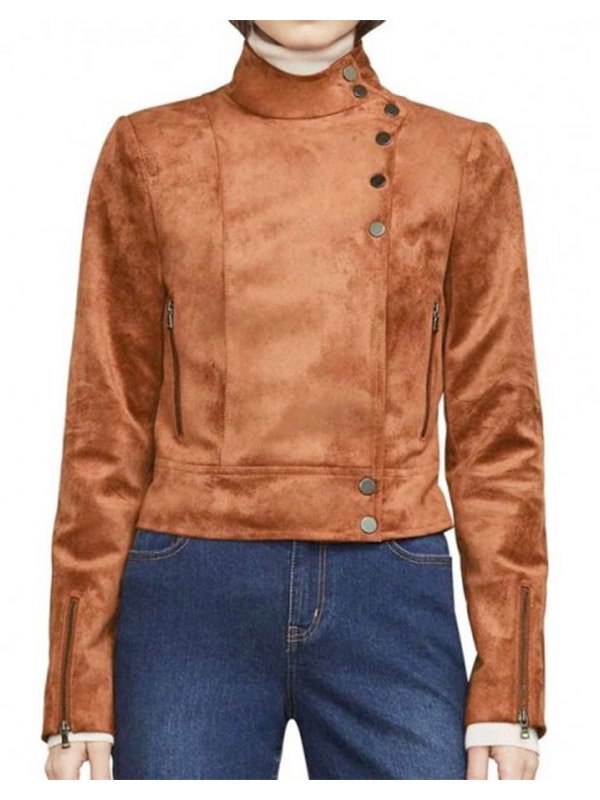 TV-Series-Arrow-Dinah-Drake-S06-Brown-Suede-Leather-Jacket TV-Series-Arrow-Dinah-Drake-S06-Brown-Suede-Leather-Jacket