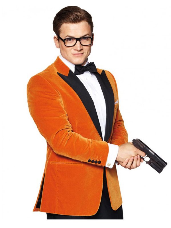 Taron-Egerton-Kingsman-Eggsy-Orange-Tuxedo-1 Taron-Egerton-Kingsman-Eggsy-Orange-Tuxedo-1