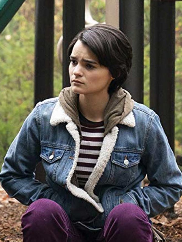 Trinkets-Brianna-Hildebrand-Blue-Sherling-Denim-Jacket