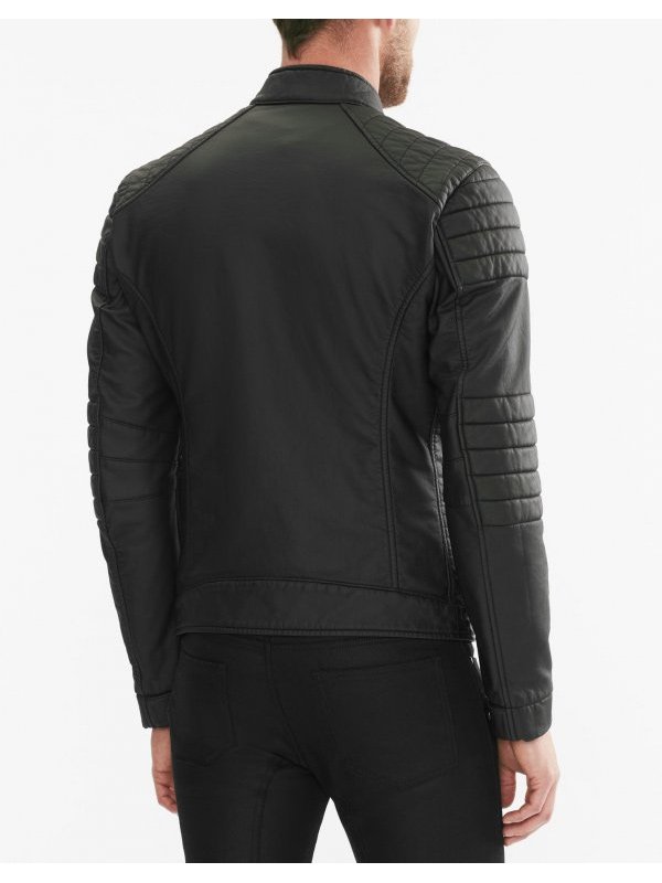 Tv-Series-Arrow-John-Barrowman-Black-Quilted-Leather-Jacket Tv-Series-Arrow-John-Barrowman-Black-Quilted-Leather-Jacket