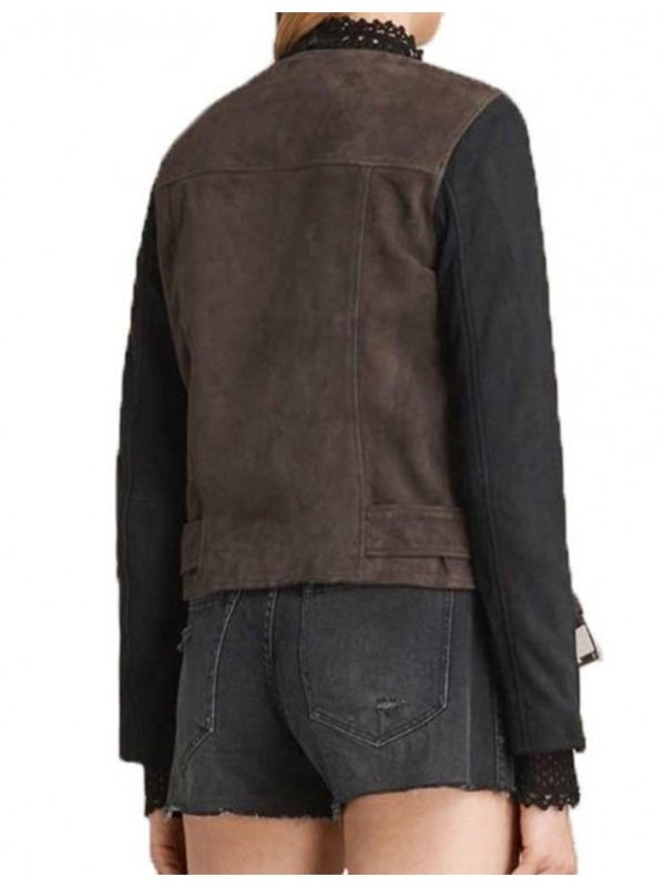 Arrow-Black-Siren-Suede-Biker-Leather-Jacket