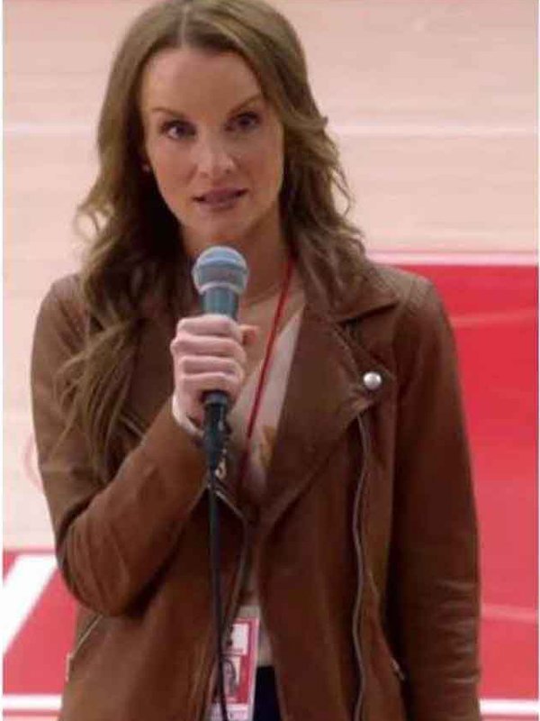 Tv-Series-High-School-Musical-kate-reinders-Brown-Leather-Jacket