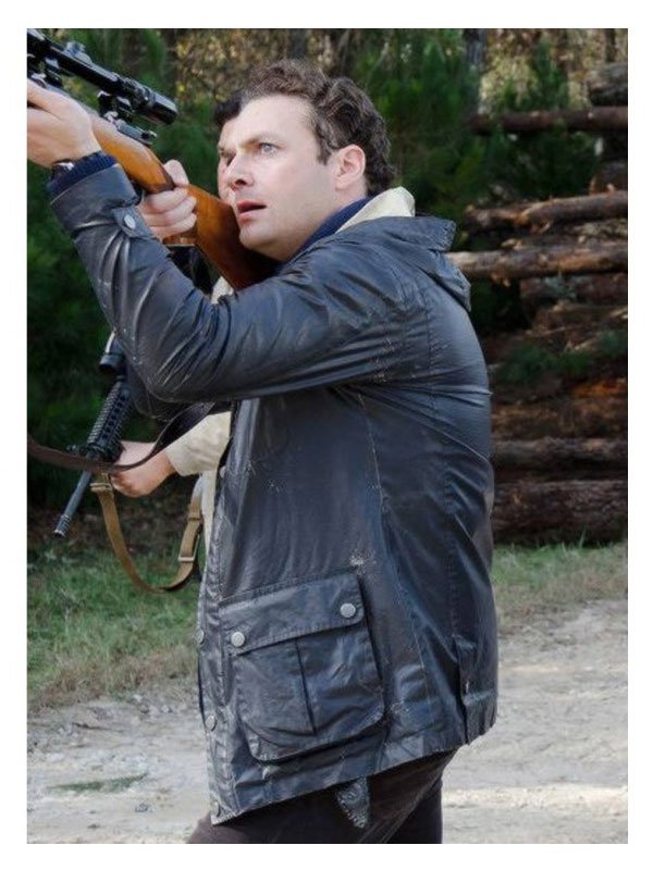 Tv-Series-The-Walking-Dead-Aaron-Black-Hooded-Jacket