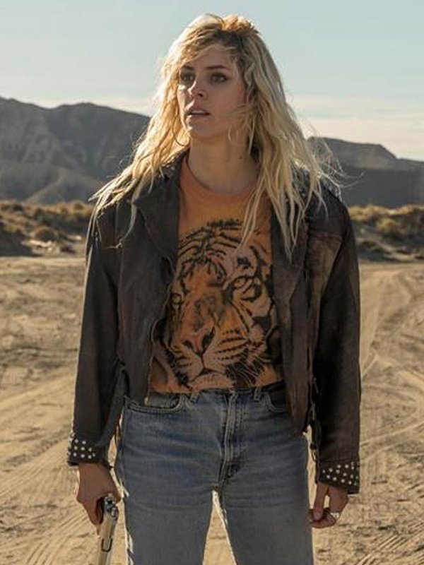 Maggie-Civantos-Vis-a-Vis-El-Oasis-Brown-Leather-Jacket