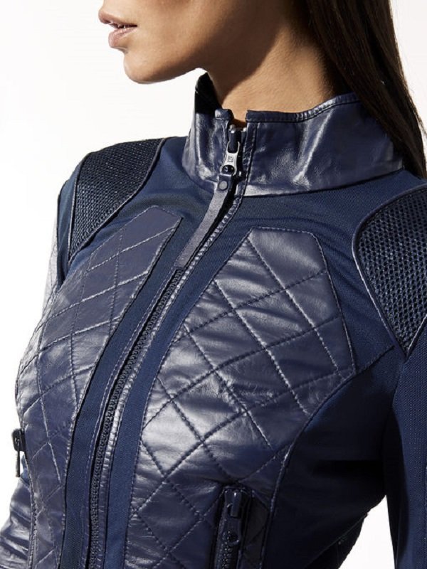Womens-Navy-Blue-Quilted-Motor-Biker-Leather-Jacket