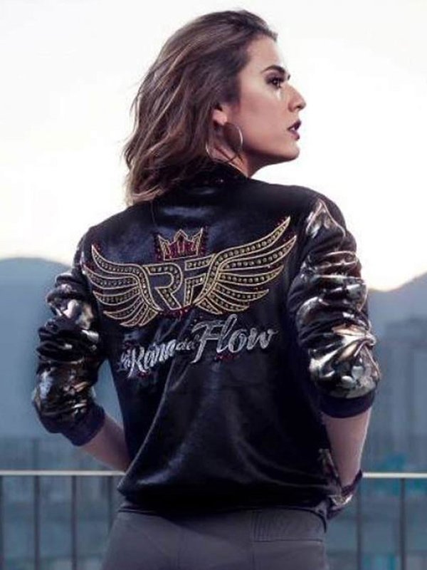 Yeimi-Montoya-The-Queen-of-Flow-Black-Bomber-Jacket Yeimi-Montoya-The-Queen-of-Flow-Black-Bomber-Jacket