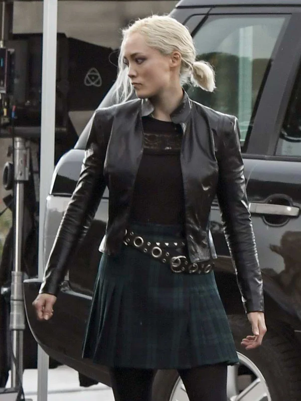 Mission Impossible 7 Pom Klementieff Black Leather Jacket