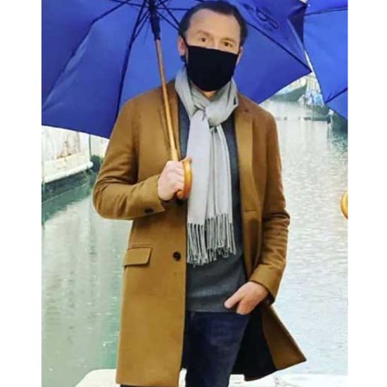 SIMON PEGG (BENJI DUNN) WOOL COAT MISSION IMPOSSIBLE 7