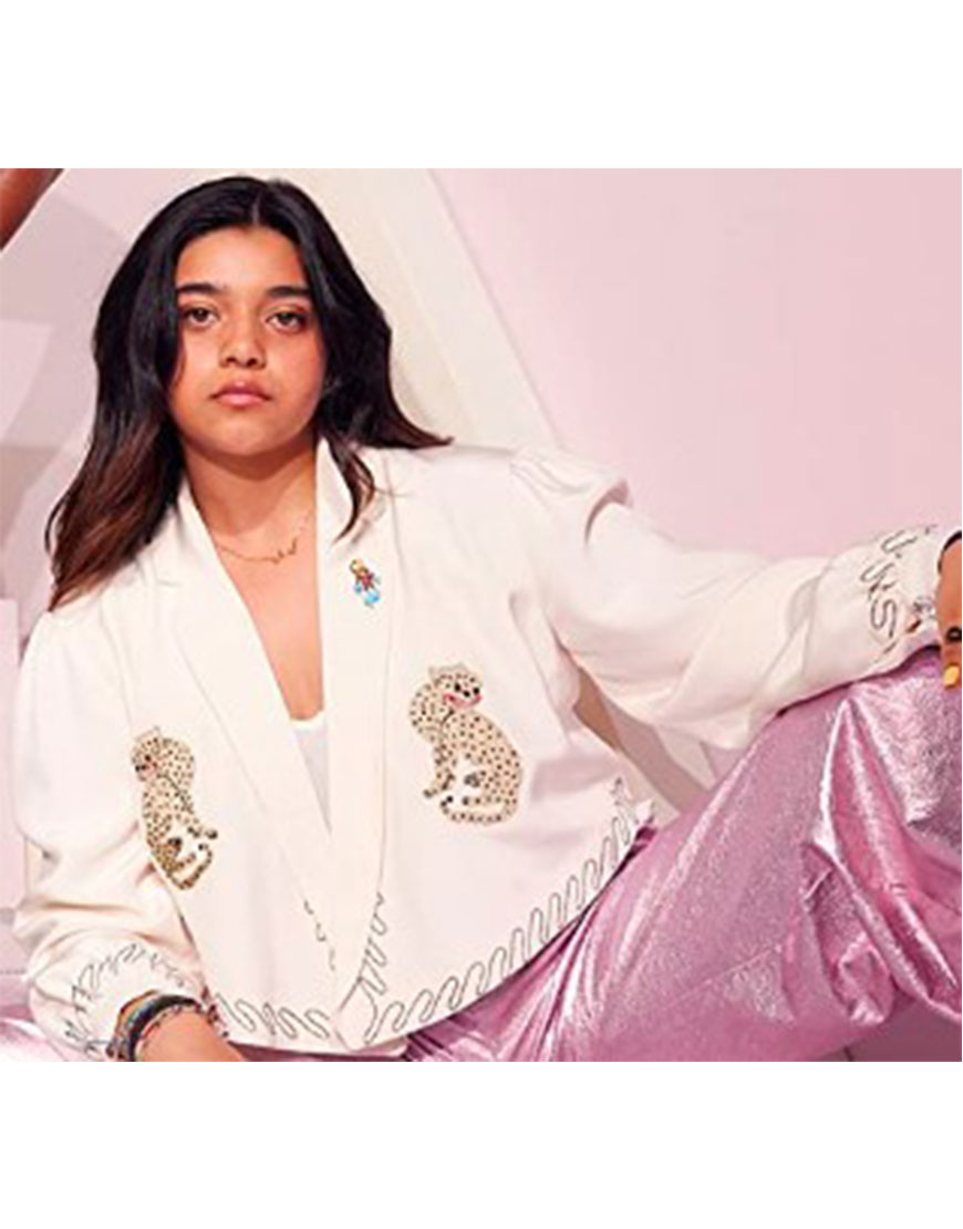 The Marvels 2023 Iman Vellani White Jacket