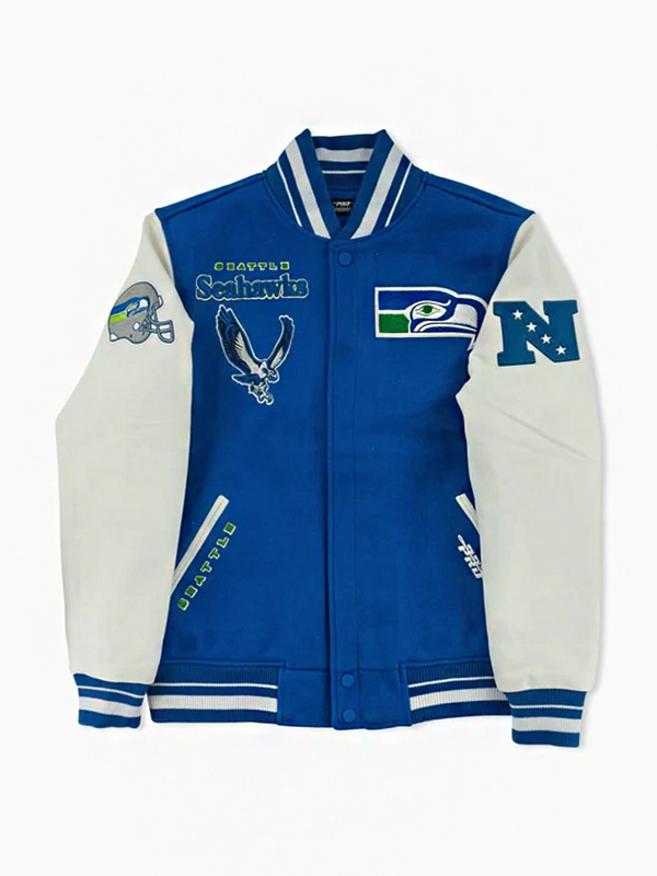 SEATTLE SEAHAWKS LETTERMAN JACKET