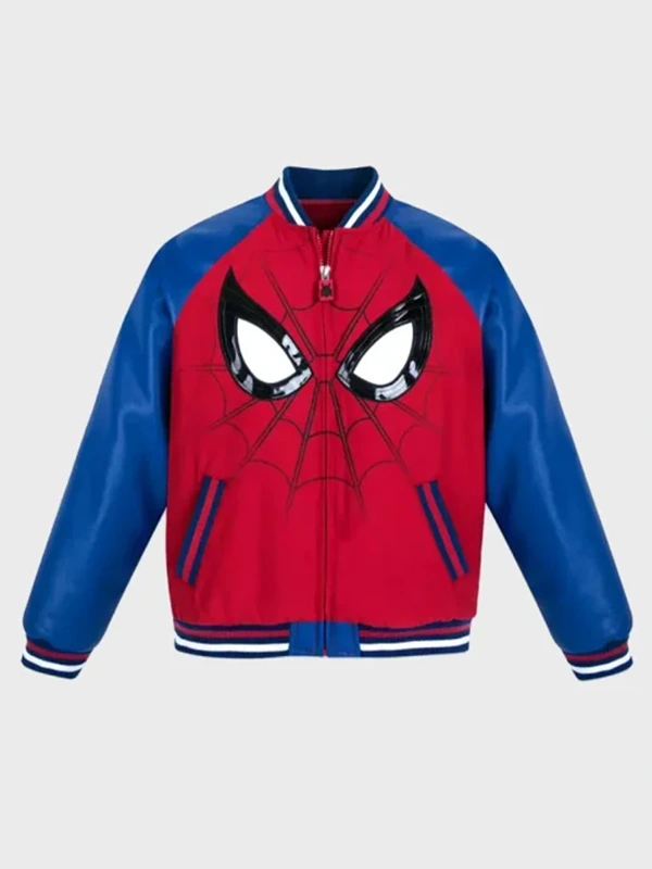 90S SPIDERMAN VARSITY JACKET