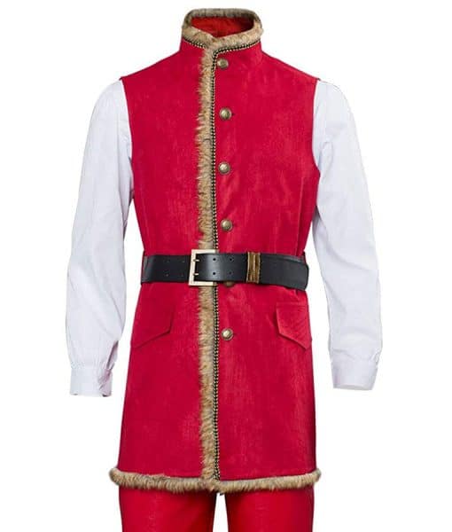 New Santa Claus Jacket Christmas Santa Costume Chronicles 2 Kurt Russell Vest