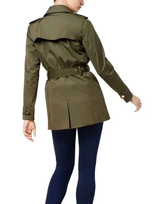 Riverdale S05 Alice Cooper Belted Green Jacket