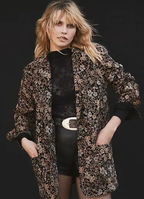Beth Dutton Floral Coat Yellowstone S05