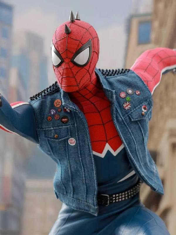 Spider Man Spider Punk Denim Vest